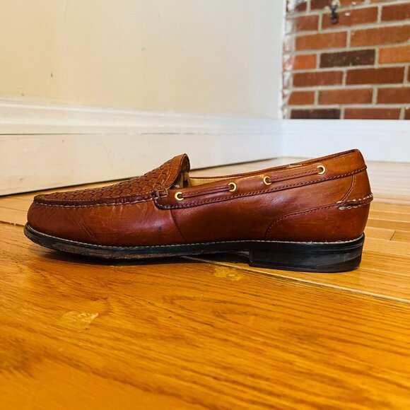 Sperry Gold Cup ASV Basket Woven Leather Loafer Men's 12 M - Picture 5 of 16